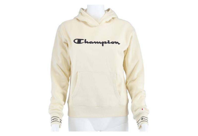 Champion Kapuzenpullover Hoodie Big Logo Print beige Mädchen von Champion