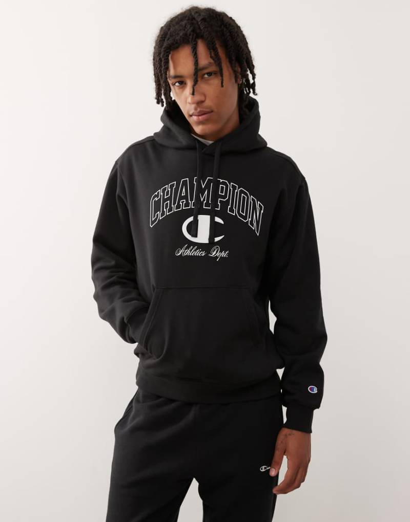 Champion - Kapuzenpullover in Schwarz von Champion