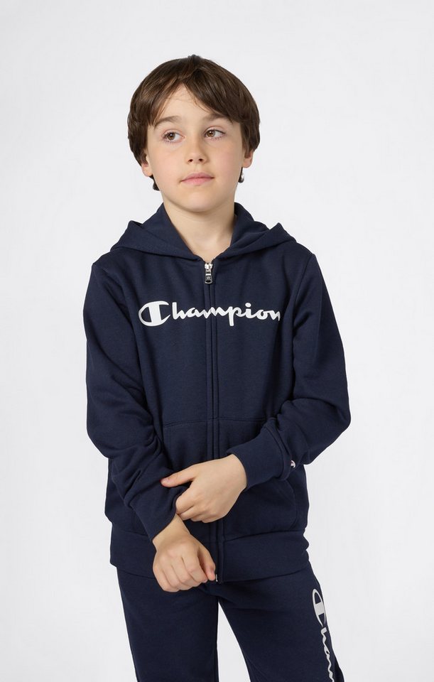 Champion Kapuzensweatjacke mit Kapuze und Kordelzug, aus Baumwolle und Polyester, für Kinder von Champion