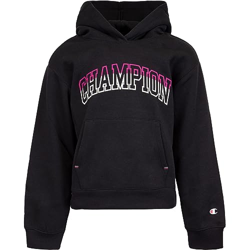 Champion Kids Logo Hoody Kapuzenpullover (as3, Numeric, Numeric_164, Numeric_170, Regular, NBK) von Champion