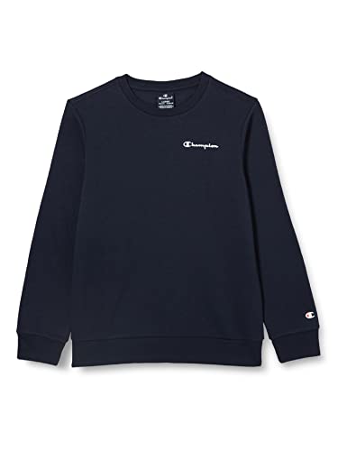 Champion Kinder und Jugendliche American Classics-Small Script Logo Crewneck Kapuzenpullover, Marineblau, 11-12 Jahre von Champion