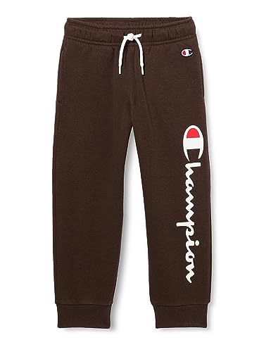 Champion Kinder und Jugendliche Legacy American Classics B-Maxi-Logo Ultralight Powerblend Fleece Rib Cuff Trainingshose, braun, 9-10 Jahre von Champion