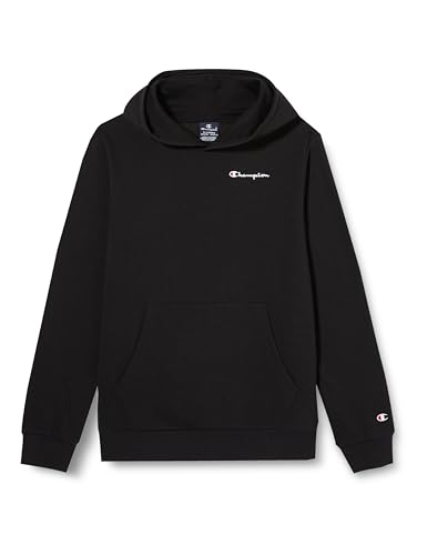 Champion Kinder und Jugendliche Legacy American Classics B-Script Logo Ultralight Powerblend Fleece Kapuzenpullover, Nero, 11-12 Jahre von Champion