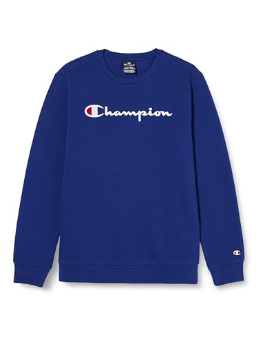 Champion Kinder und Jugendliche Legacy American Classics B Ultralight Powerblend Fleece Crewneck Sweatshirt, Blu College, 5-6 Jahre von Champion