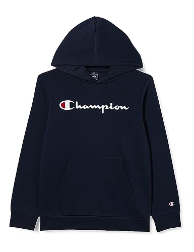 Champion Kinder und Jugendliche Legacy American Classics B-Ultralight Powerblend Fleece Kapuzenpullover, Blu Marino, 15-16 Jahre von Champion