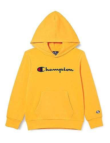 Champion Kinder und Jugendliche Legacy American Classics B-Ultralight Powerblend Fleece Kapuzenpullover, Giallo, 15-16 Jahre von Champion