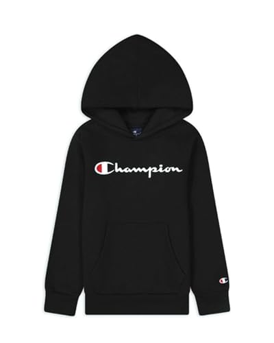 Champion Kinder und Jugendliche Legacy American Classics B-Ultralight Powerblend Fleece Kapuzenpullover, Nero, 15-16 Jahre von Champion