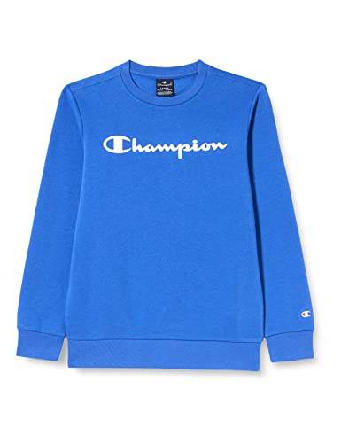 Champion Kinder und Jugendliche Legacy American Classics Ultra Light Powerblend Fleece Logo Crewneck Sweatshirt, Kobaltblau, 5-6 Jahre von Champion
