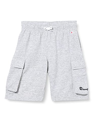 Champion Kinder und Jugendliche Legacy American Classics-Ultra Light Powerblend Terry Cargo Bermuda Shorts, Grau, XXS von Champion