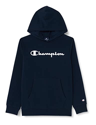 Champion Kinder und Jugendliche Legacy American Classics Ultra Light Powerblend Terry Logo Kapuzenpullover, Marineblau, 5-6 Jahre von Champion