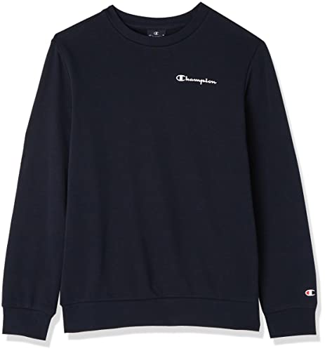 Champion Kinder und Jugendliche Legacy American Classics-Ultra Light Powerblend Terry Small Logo Crewneck Sweatshirt, Marineblau, 11-12 Jahre von Champion