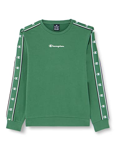 Champion Kinder und Jugendliche Legacy American Tape Powerblend Crewneck Sweatshirt, Grün Patina, 11-12 Jahre von Champion