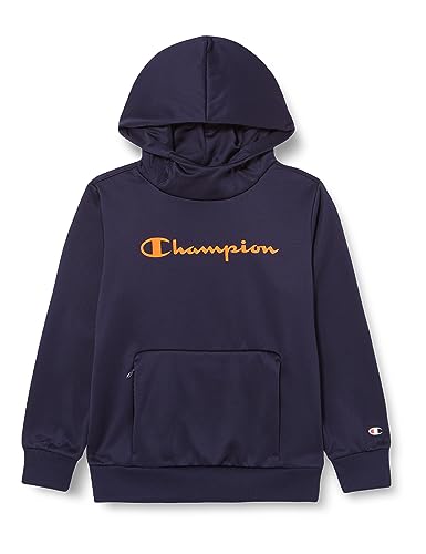 Champion Kinder und Jugendliche Legacy American Tech B-Storm Fleece Kapuzenpullover, Blu Marittimo, 13-14 Jahre von Champion