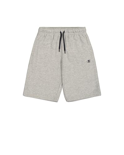 Champion Jungen Legacy Basics B-Bermuda Shorts, Helles Heather Grey, 13-14 Jahre von Champion
