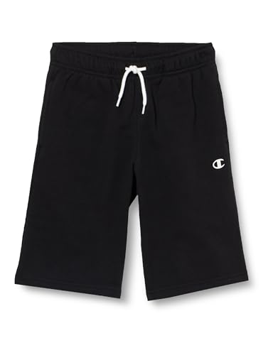 Champion Kinder und Jugendliche Legacy Basics B Bermuda Shorts, Schwarz, 15-16 Jahre von Champion