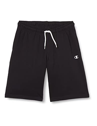 Champion Kinder und Jugendliche Legacy Basics Pro Jersey Bermuda Shorts, Schwarz, 13-14 Jahre von Champion