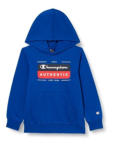 Champion Kinder und Jugendliche Legacy Graphic Shop B Ultralight Powerblend Fleece Kapuzenpullover, Blu, 9-10 Jahre von Champion