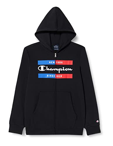 Champion Kinder und Jugendliche Legacy Graphic Shop Powerblend Full Zip Kapuzenpullover, Schwarz, 3-4 Jahre von Champion