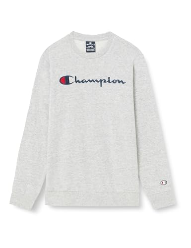 Champion Kinder und Jugendliche Legacy Icons B-Ultralight Spring Terry Crewneck Sweatshirt, hellgrau, 13-14 Jahre von Champion