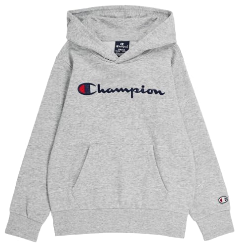 Champion Kinder und Jugendliche Legacy Icons B-Ultralight Spring Terry Kapuzenpullover, hellgrau, 9-10 Jahre von Champion