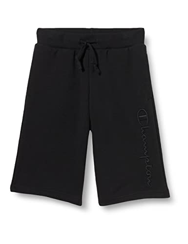 Champion Kinder und Jugendliche Rochester 1919-Champion Logo Bermuda Shorts, Schwarz, 7-8 Jahre von Champion