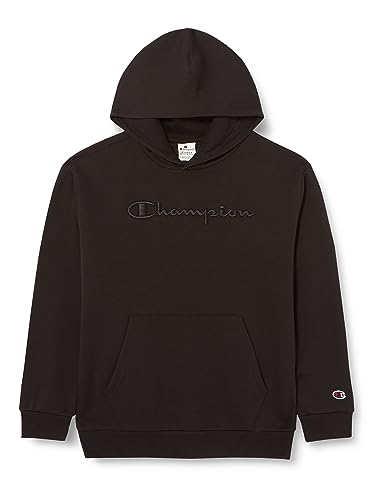 Champion Kinder und Jugendliche Rochester 1919 Logo B-Powerblend Fleece Kapuzenpullover, Nero, 9-10 Jahre von Champion