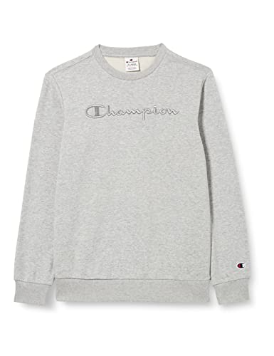 Champion Kinder und Jugendliche Rochester 1919 Logo Crewneck Sweatshirt, Grau meliert (Nogm), 9-10 Jahre von Champion