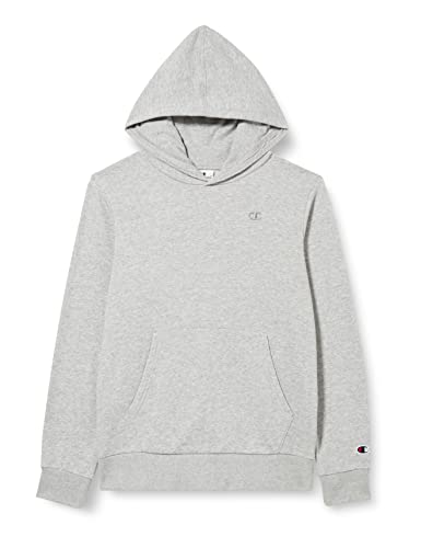 Champion Kinder und Jungen Rochester 1919-Champion C-Logo Hooded Sweatshirt, Grigio Melange (NOGM), 13-14 anni von Champion