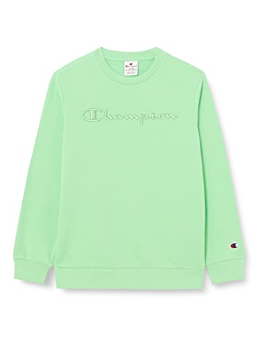 Champion Kinder und Jungen Rochester 1919-Champion Logo Crewneck Hoodie, Verde Menta (SGB), 13-14 anni von Champion