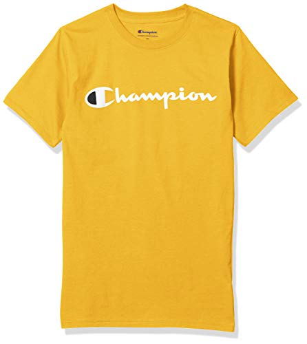 Champion Klassisches T-Shirt für jeden Tag, angenehm weiches Herren-T-Shirt (Reg. Or Big & Tall), Team Gold, Team Gold, L von Champion