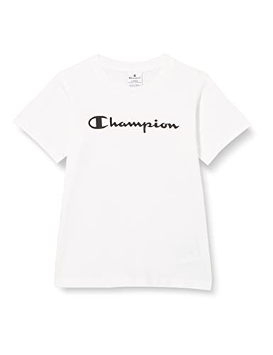 Champion Kleine Mädchen und Mädchen Legacy American Classics-Logo Regular S/S Kurzarm Shirt, Bianco, 13-14 anni von Champion