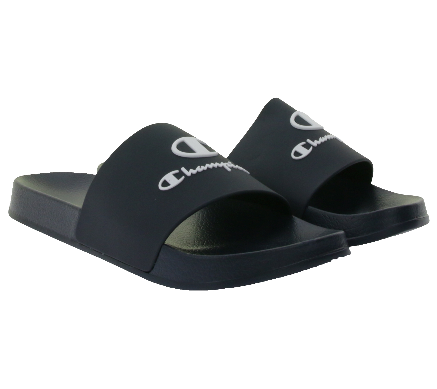 Champion Kos Herren Bade-Schuhe Badelatschen Sommer-Schuhe Schlupf-Schuhe S22175 KK001 Schwarz von Champion