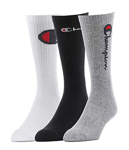 Champion LIFE Herren Socken, weiß/schwarz/oxford grey, Schuhgröße: 38-47 von Champion