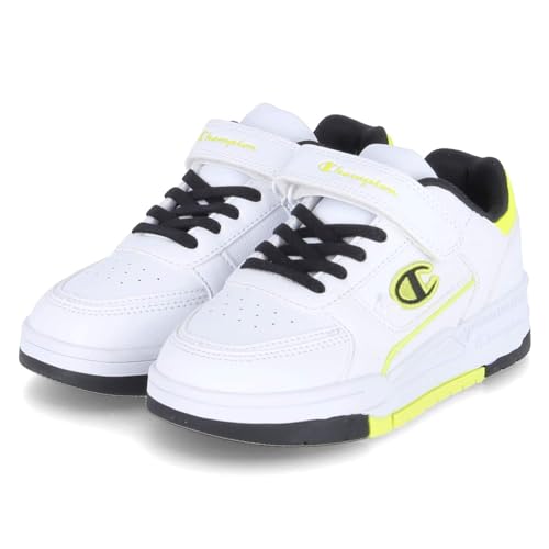 Champion Legacy Rebound Heritage B Ps Sneakers, Weiß Schwarz Gelb Schwefel Ww016, 28.5 EU von Champion