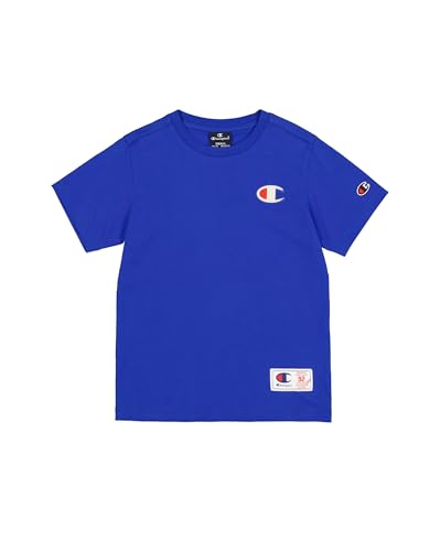 Champion Legacy Retro Sport B (306853) – SS-T-Shirt mit Rundhalsausschnitt, Deep Blue (BAI), 5–6 Jahre (XS), Jungen FW24 von Champion