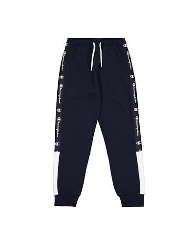 Champion Legacy Retro Sport B (306858) – Ultraleichte, weiche, kompakte Fleece-Trainingshose mit Rippbündchen, Blau, 5–6 Jahre (XS), Jungen HW24 von Champion