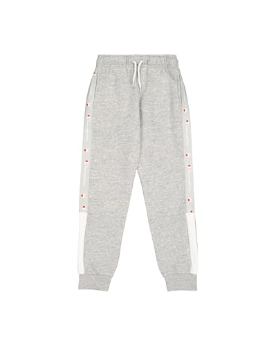 Champion Legacy Retro Sport B (306858) – Ultraleichte, weiche, kompakte Fleece-Trainingshose mit Rippbündchen, Grau, 7–8 Jahre (S), Kind FW24 von Champion