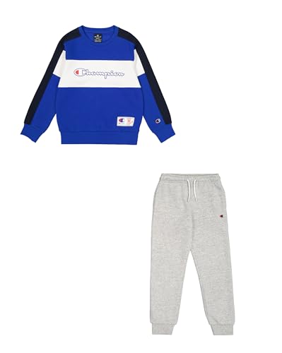 Champion Legacy Retro Sport B (306862) – Ultraleichter, weicher, kompakter Powerblend-Fleece-Trainingsanzug mit Rundhalsausschnitt von Champion