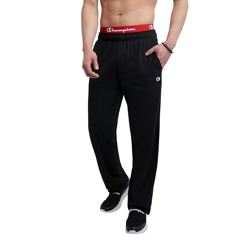 Champion Leichte Jogginghose f r Herren, Baumwolle, 78,7 cm - 91,4 cm (gro und gro), Schwarzes C-Logo, 3XL Tall von Champion