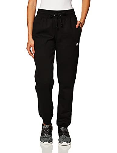 Champion Damen Umgekehrtes Gewebe Trainingshose, Black-y06146, XL von Champion