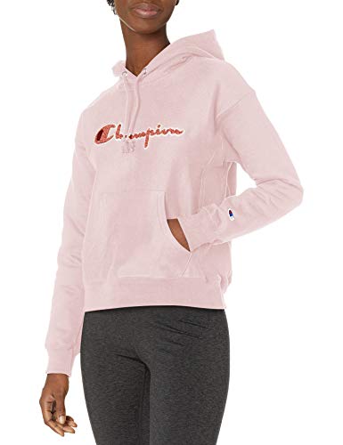 Champion Life Damen Reverse Weave Kapuzenpulli, Hush Pink, X-Klein von Champion