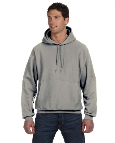 Champion Herren Reverse Weave Pullover Hoodie Kapuzenpullover, Oxford-Grau, Medium von Champion