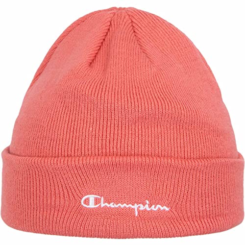 Champion Logo Beanie Wintermütze (one Size, Rose) von Champion