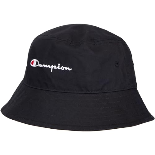Champion Logo Bucket Hat Fischerhut (DE/NL/SE/PL, Alphanumerisch, S, M, NBK) von Champion