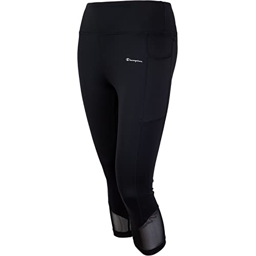 Champion Logo Capri Leggings Tights (NBK, M) von Champion