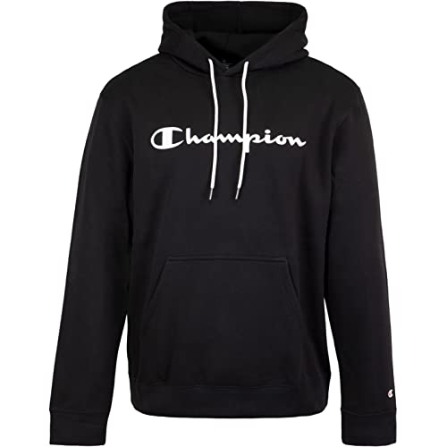 Champion Logo Hoody (L, Black) von Champion