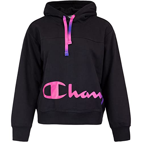 Champion Logo Hoody (M, Black) von Champion