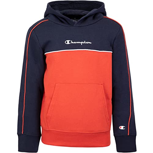 Champion Logo Kids Hoody (M, Navy) von Champion