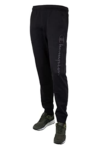 Champion Logo Sweatpants Jogginghosen (M, Black) von Champion