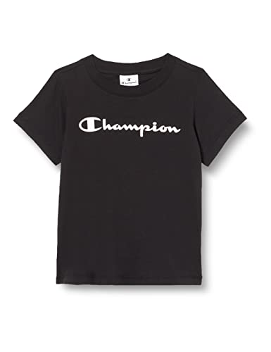 Champion Mädchen T-Shirt American Classics, Schwarz, 8 Jahre von Champion